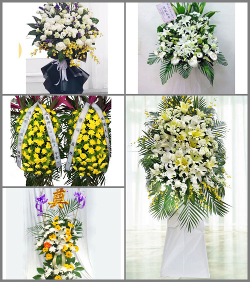 福建泉州南安市梅山镇灯埔村白事花篮预定